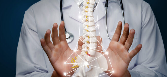 The,Concept,Of,The,Treatment,Of,The,Spine.,The,Doctor